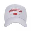 Unisex Baseball Cap Morocco EST Independence Day Wild Sun Shade Peaked Adjustable Outdoor Caps for Unisex Women