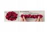 Satin Scrunchies Hair Tie Without Joints 13 Delicate Burgundy