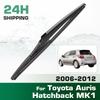 Rear Windshield Wipers Blades,Premium All-Season Wiper Blades Replacement For Toyota Auris Hatchback MK1 2006-2012