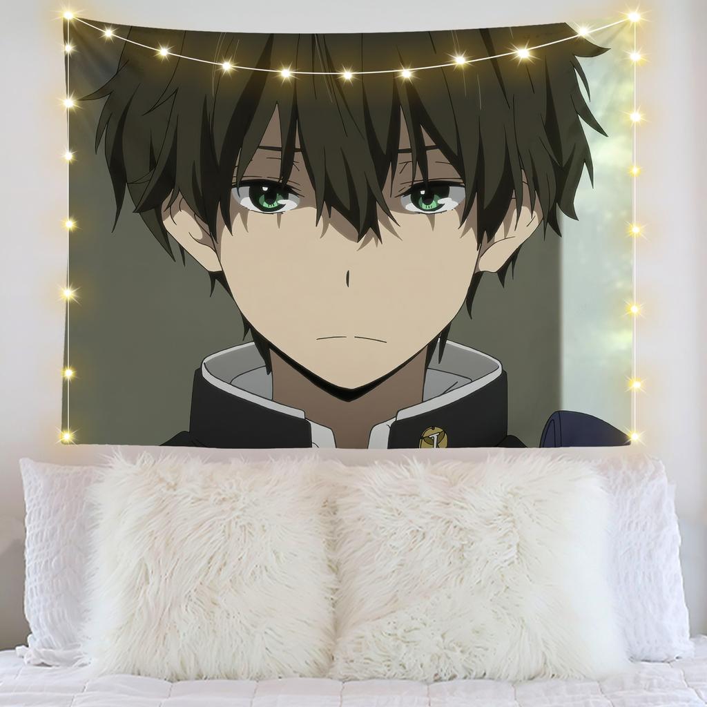 Ice Fruit Background Cloth Bedroom Dormitory Hanging Tapestry Wall Fabric Digital Printing Decoration Cloth Short Fluffy Hanging Cloth