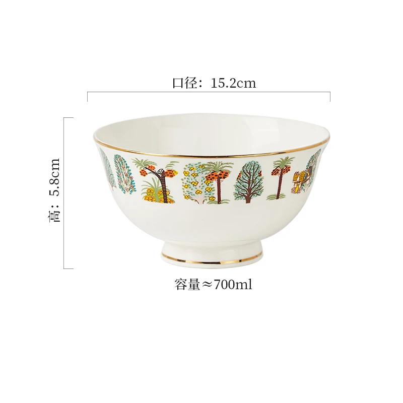 Light Luxury Unique Ceramic Plates High End Restaurants Steak Plate Afternoon Tea Desserts Coffee Cups Home Soup Plate Tableware