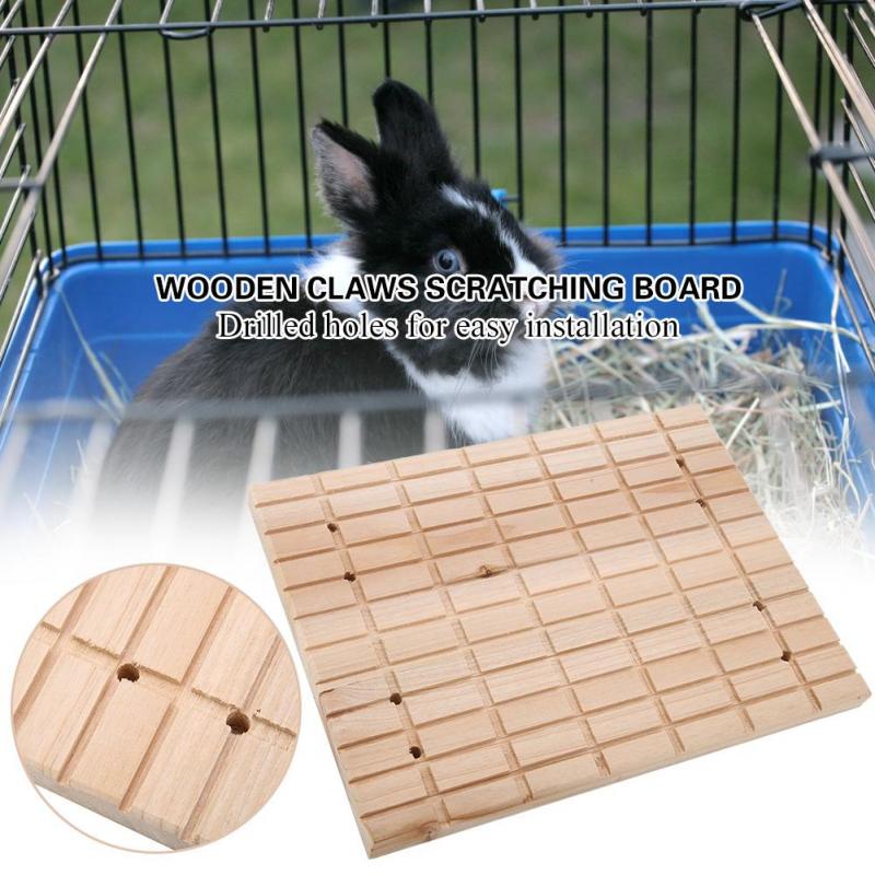 rabbit scratching cage
