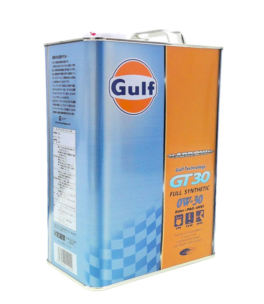 Gulf ARROW GT30 0W-30 Full Synthetic Engine Oil, 4L, for 4-Wheel Gasoline Vehicles