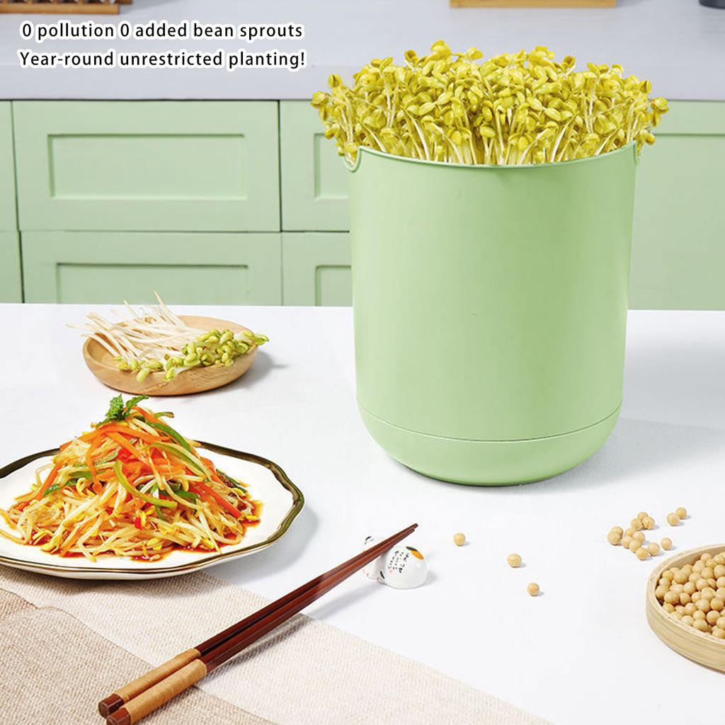 Unique Design Automatic Bean Sprout Machine Applying Pressure Thicker Whiter Tender Sprout Healthy Eating Choice