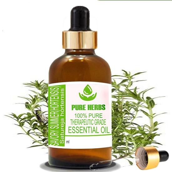 

Pure Herbs Savory Summer (Hortensis) (Satureja hortensis) Pure & Natural Therapeutic Grade Essential Oil Glass 5 ml