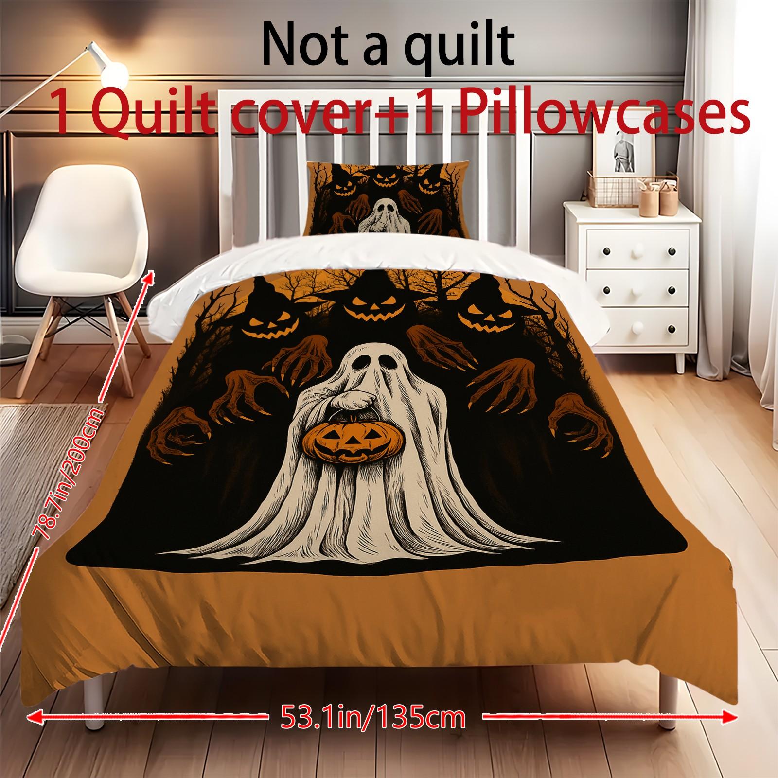 

Пододеяльник с принтом рождественских украшений. Супермягкая матовая микрофибра для двуспальной кровати. Удобный комплект с застежкой-молнией и 2 наволочками. One Size