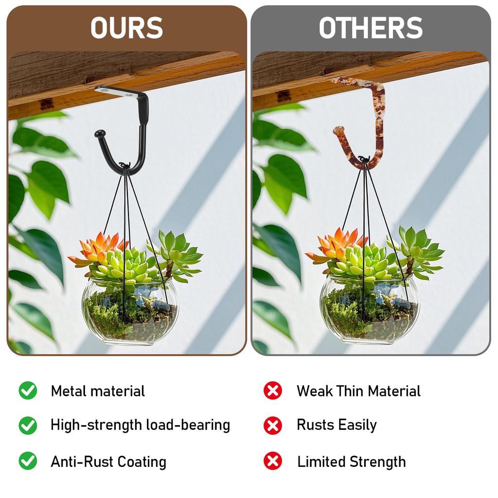 32 Stück Platzsparender Tassenhaken Mehrzweck Eisen Becherhaken Unter Regal mit 2 Schraublöchern für Utensilien Kleidung Hut Tasche und Handtuch