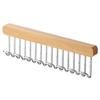 Multifunctional Pull Out Hook Rack Wood Material Closet Rod Retractable Hanger  Closet Organization