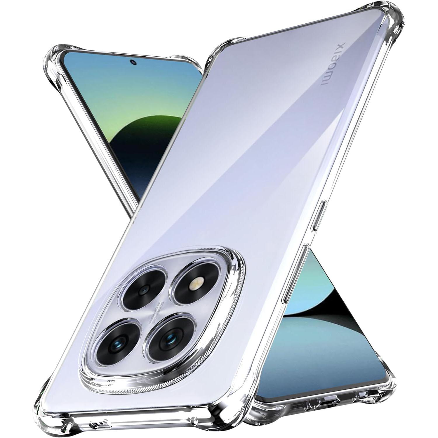 

Чохол для Redmi Note 14 Pro 5G Pro+ Plus / Redmi Note 13 Pro+ Plus Захисна накладка Чотири кути Ударостійкий бампер Coque Fundas Redmi Note 14 5G (Global)