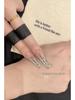 Rich Girl 10-Color Glitter Gel Nail Polish: Gold & Silver Ice Transparent Diamond Shine