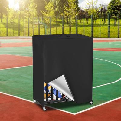Portable Basketball Rack Protector Cover Scratch Resistant Breathable Ball Organizer for Sports Training Area