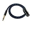 Kabel Mikrofonowy Zbalansowany 6,5 mm Dual Core do XLR Żeński