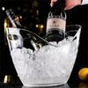 4/8/12L Transparante IJsemmer Anti-val Acryl Wijnkoeler Grote Capaciteit Champagne Flessen IJskoeler Zomer Cadeau