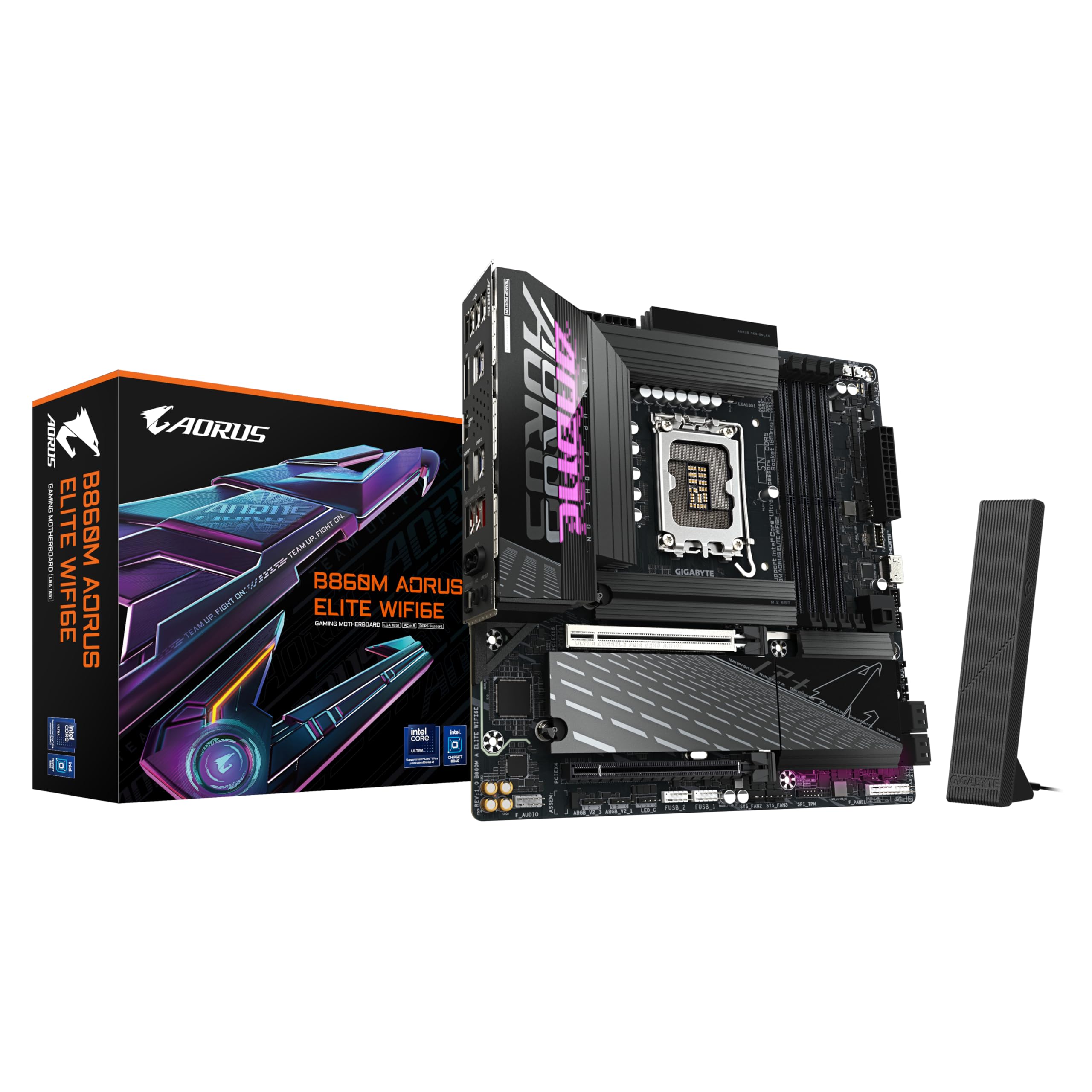 

GIGABYTE B860M AORUS ELITE WIFI6E Motherboard MB6791 Micro-ATX