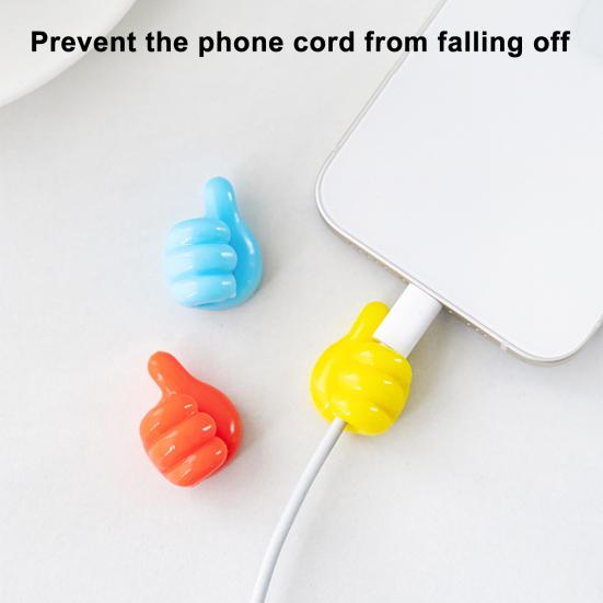 20/30/50Pcs Self Adhesive Cable Clips Key Holders Simple Installation Wide Application Thumbs-Up Hooks Wall Organizer