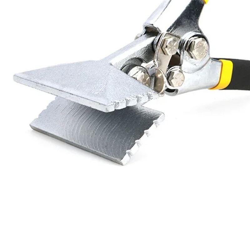 ABUL-Sheet Metal Bending Pliers Manual Seam Pliers 80Mm Straight Jaws Welding Clamping Tool Wide Straight Jaws