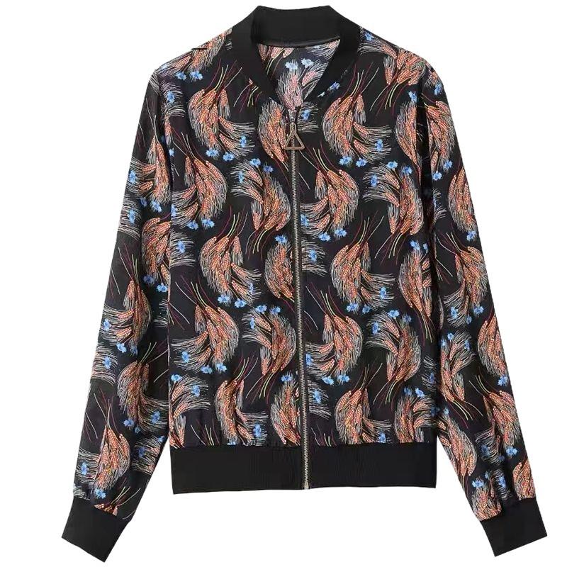 Versatile Zippered Jacket for Middle-Aged Women - Long-Sleeve, Plus Size, Spring/Autumn 2025