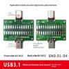 1Pcs Type C 24P 2.54Mm Connector Socket Type-C Male To Female Usb 3.1 Test Pcb Board Adapter For Data Line Wire Cable Transfer