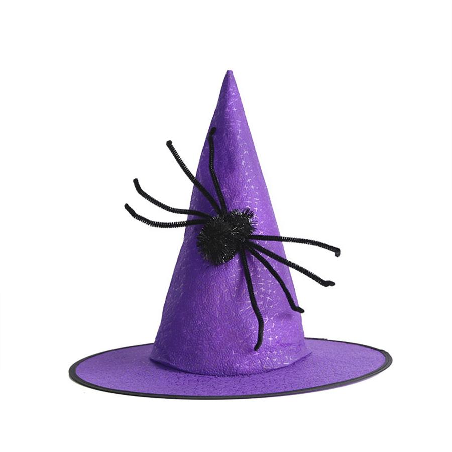 Halloween Witch Cosplay Decoration Spider Hats for Halloween Party DIY Cosplay Festive Decoration Props 1PC