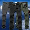 Winter Mens Thick Work Pants Windproof Tactical Outdoor Fleece Trousers Thermal