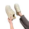 Little White Shoes Women's 2025 Autumn and Winter New Lightweight Round Head Heightening Platform Bread Shoes Popular Versatile Casual Sports Shoes