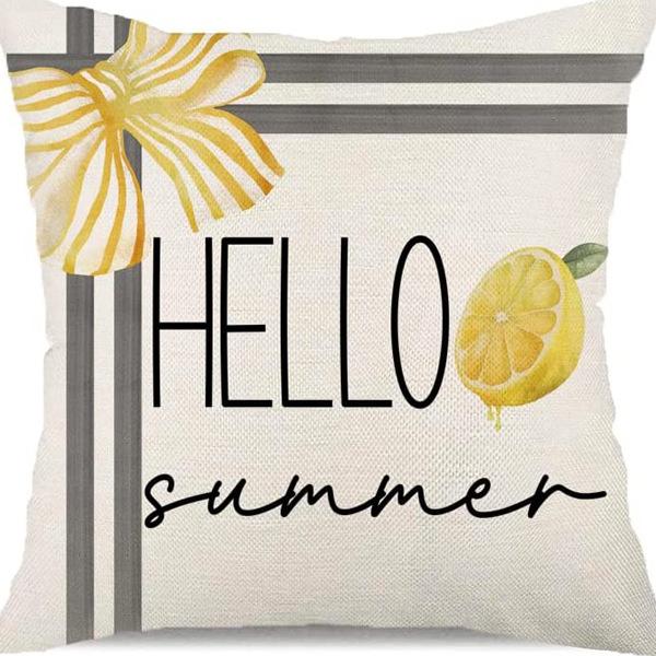 Spring and Summer New Flower Daisy Pillowcase Home Decoration Living Room Sofa Car Pillow Cushion