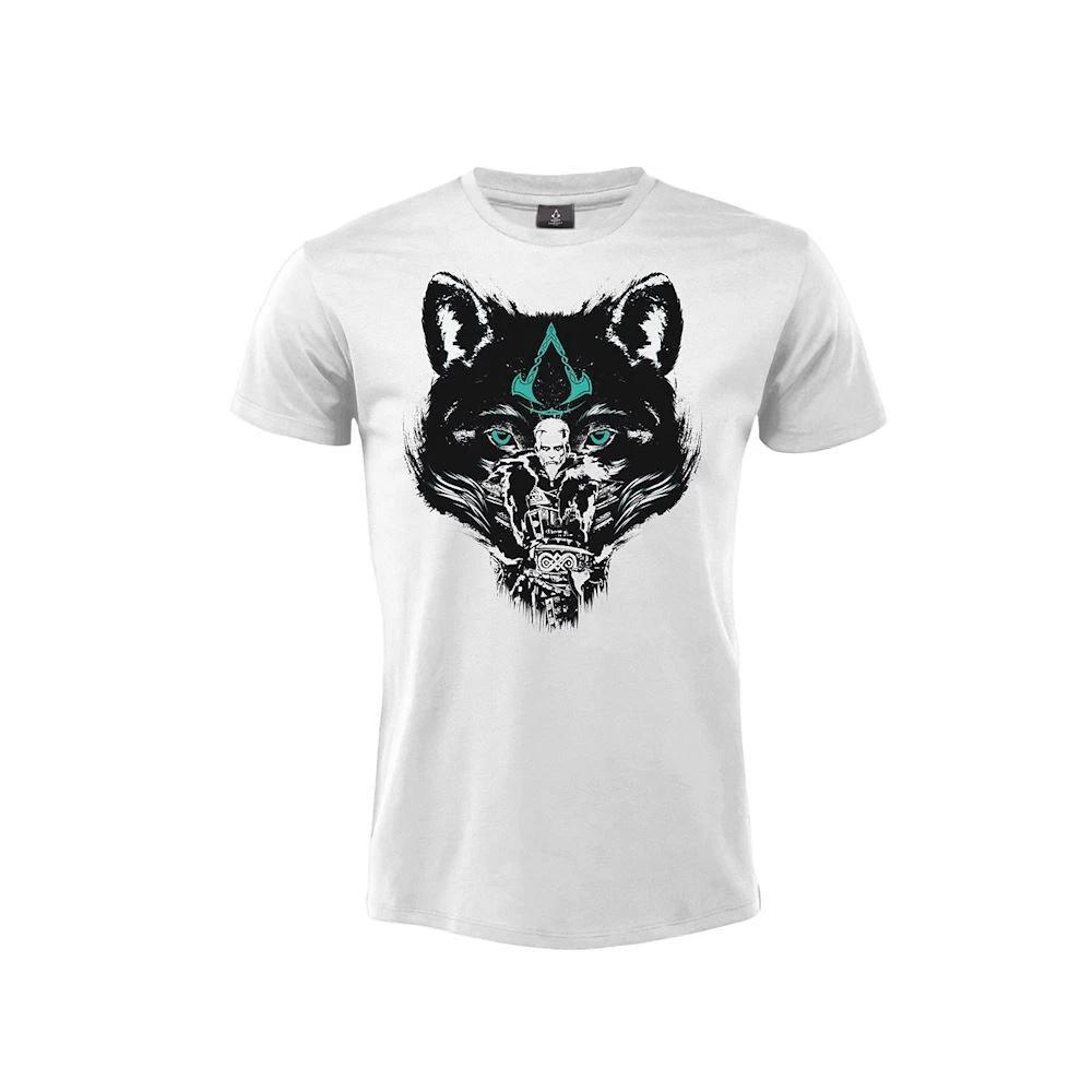 TShirt Assassins Creed  Valhalla 2 originale ufficiale bianca adulto ragazzo S