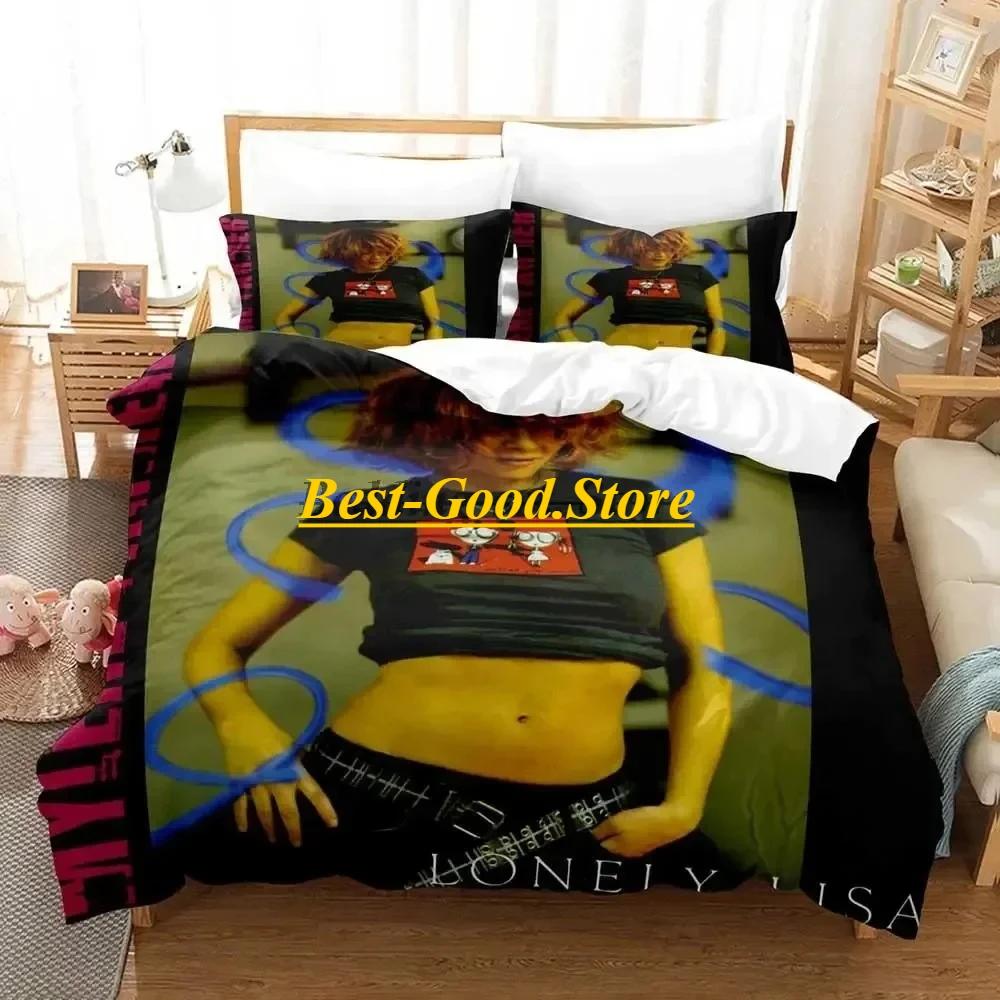 Butterfly Mylene Farmer Bedding Set Duvet Cover Sheet Printed Bed Set Pillowcase Bed Full Queen King Size Comforter Bedroom