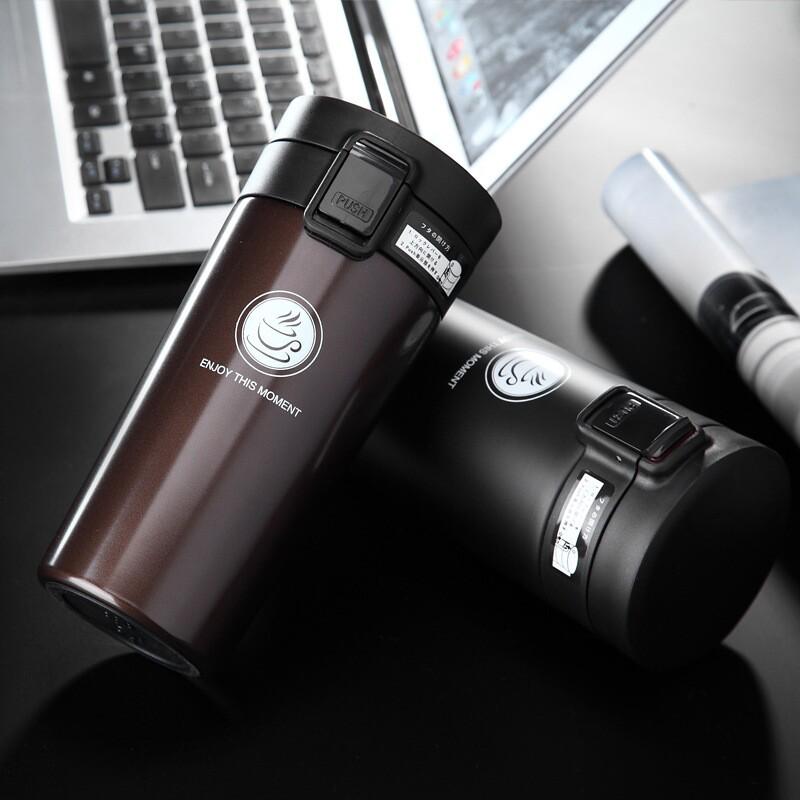 1PC Premium Travel Coffee Mug Stainless Steel Thermos Tumbler Cups Vacuum Flask Thermo Cup Water Bottle