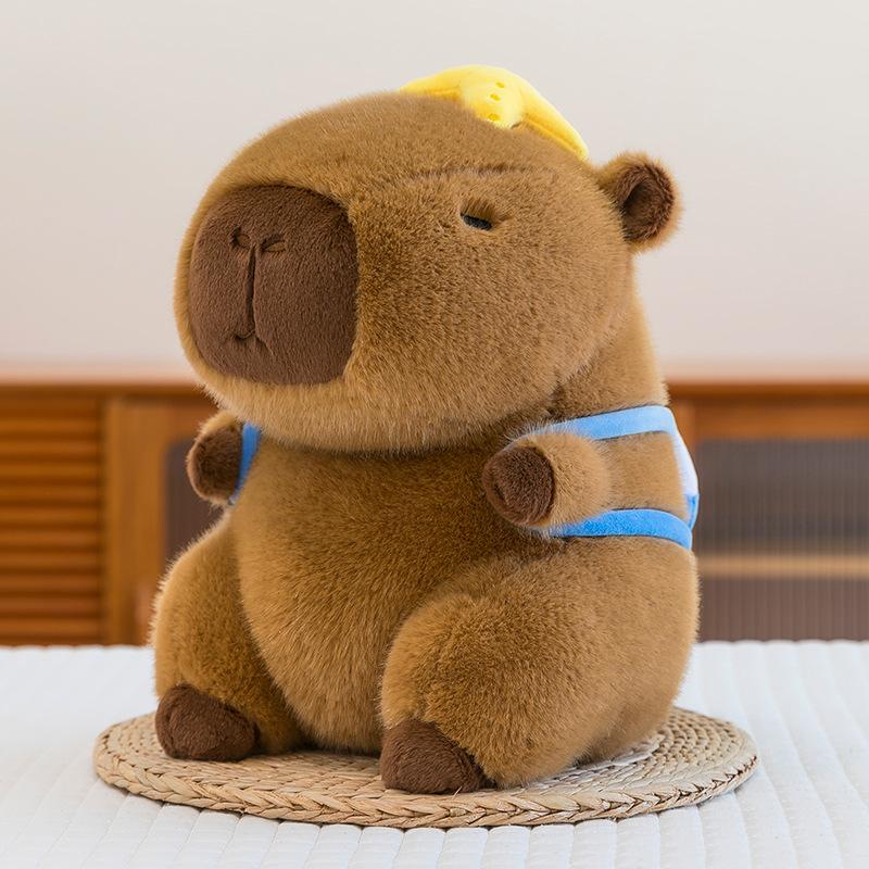 

New cute Sanya Kapibara capybara doll doll plush toy cloth doll for children 25cm【0.18kg】