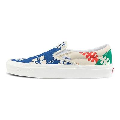 Slip-On DX Canvas Floral Print Low Top Unisex Skate Shoes Multicolor VN0A5KX8AWD