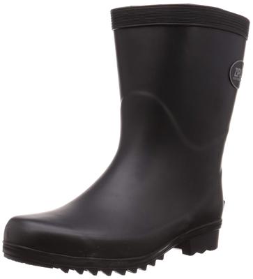 Work Light Short Sweat Absorbent Cm [Cocos Nobuoka] Boots, Half-Length, Length, Lining, Ziproa, Men's, Black, 25.5