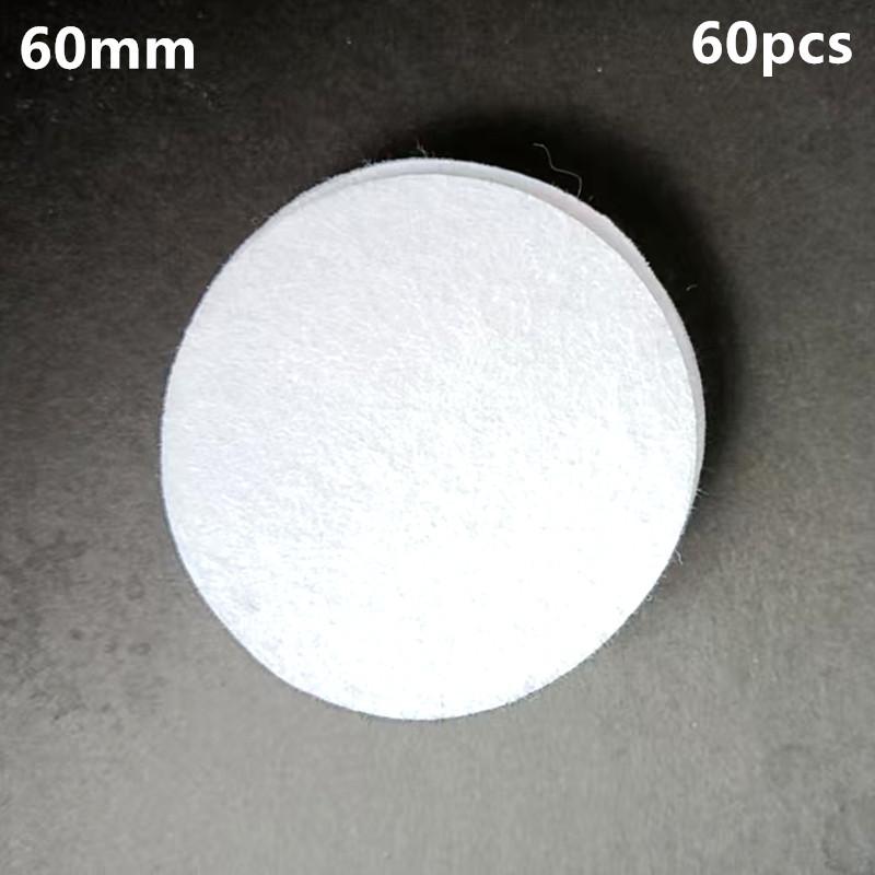 8/10/15/20/25/30/35/40/45/50mm Non Woven Round Felt Circle Pads for DIY Crafting Flower Backing Hair Accessories Vacuum Filters