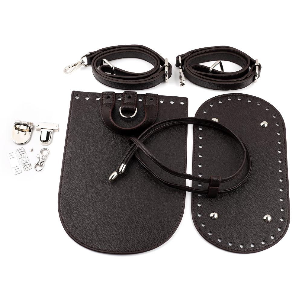 1Set Handmade Bag Bottom Flap Cover Hardware Package Accessories For Bags Diy HandBag Shloulder Straps For Diy Women Backpack