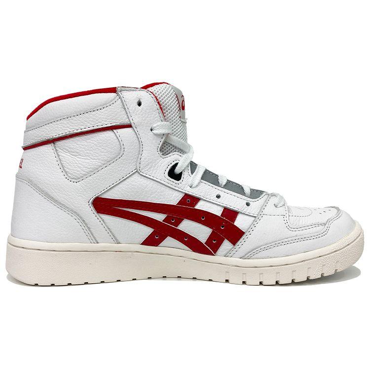 Asics All Court Alpha-L Mesh Versatile Trendy High-Top Retro Basketball Shoes Unisex Sneaker White Red 1203A170-100