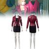 Kostium Cosplay Marii z Silent Hill ze Skóry PU na Halloweenowy Tematyczny Role Play