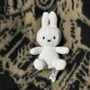 Kawaii Miffy Keychain Miffy Rabbit Doll Pendant Corduroy Little Rabbit Keychain Plush Cute Rabbit Figurine