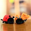 Cuddly Insect Plush Keychain Soft Stuffed Animal Keyring Emotional Support Toy for Stress Relief And Comfort Playful Cuddle Buddy for Kids