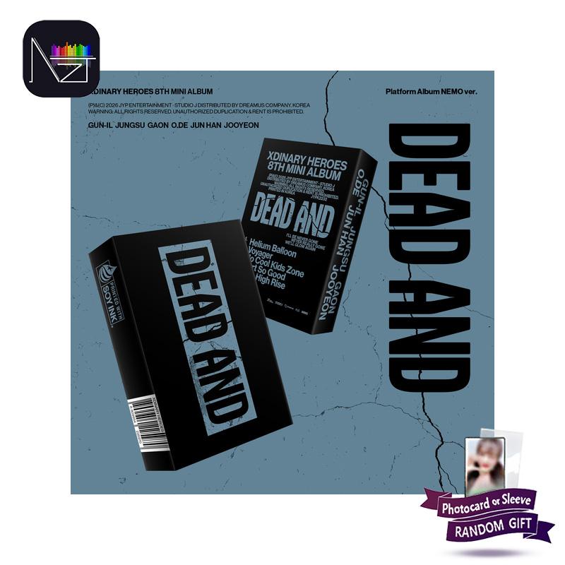 

[ПРЕДЗАКАЗ] Xdinary Heroes Мини-альбом DEAD AND Платформенная версия. 1pcs