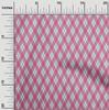oneOone Cotton Flex Black Fabric Argyle Check Diy Clothing Quilting Fabric Print Fabric By Yard 40 Inches