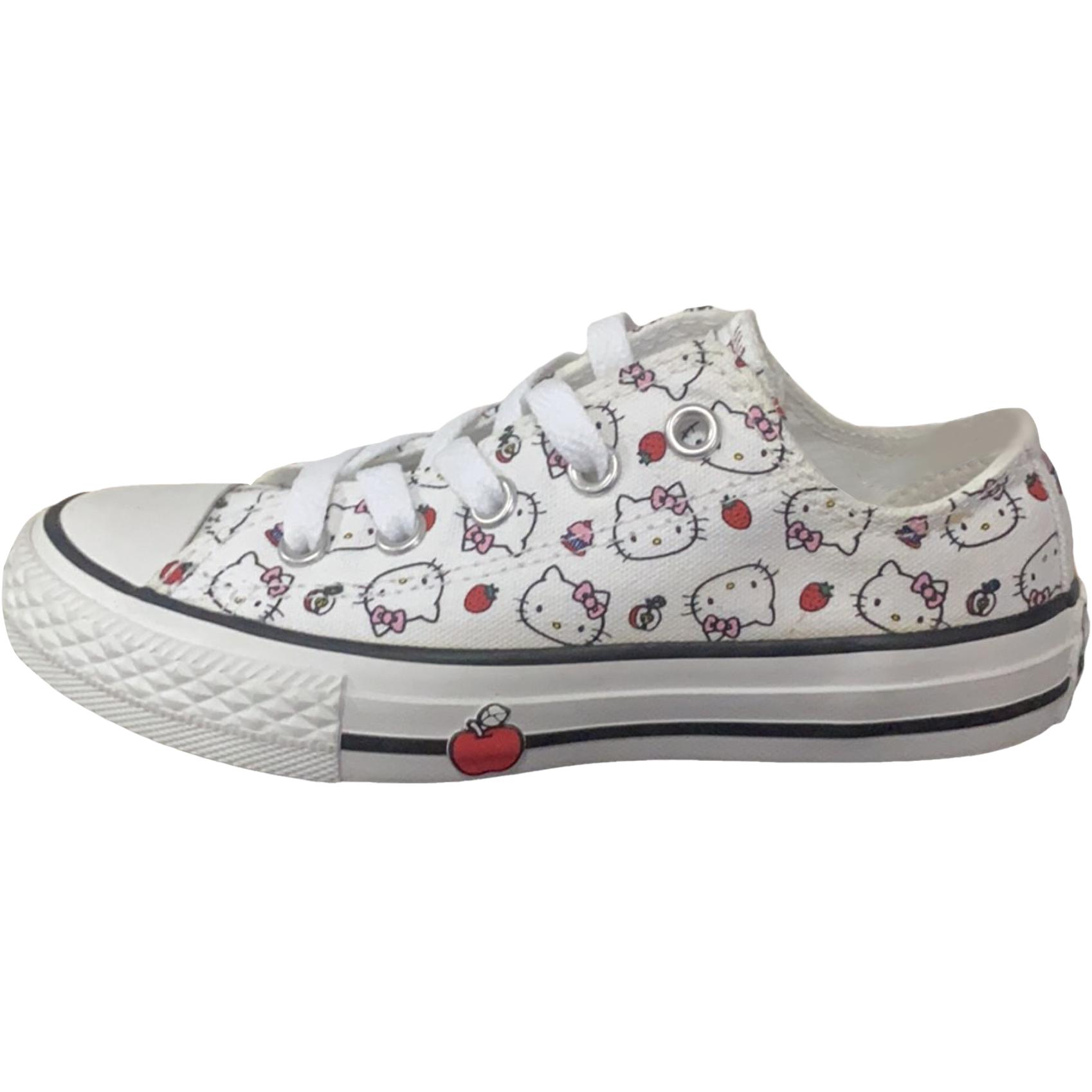 Converse CTAS Низкие Кеды Детские Холщовые Белые Детский 363917C 28.5