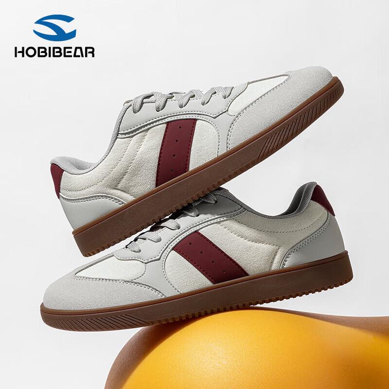 HOBIBEAR Wide-Toe Breathable Casual German Army Trainer Sneakers