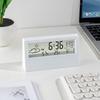 Thermo-Hygrometer Clock Creative Weather Display Electronic Alarm CLock Desktop Table Decor For Living Room Bedroom
