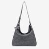 Autumn and winter suede woven bag 2025 new niche design simple commuter versatile shoulder bag large capacity handbag