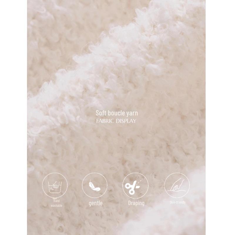 Cardigan tricotat cu dungi contrastante în două direcții Sinan SN6889