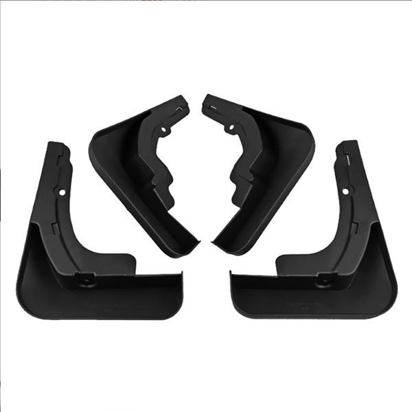 1 Set Black PP Plastic Car Mudguards for Chery O