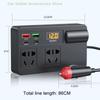 Car Inverter 200W DC 12V/24V To AC 220V Converter ON/OFF Switch QC 3.0 USB/PD/Type-C Chargers Power Adapter Voltage Detection