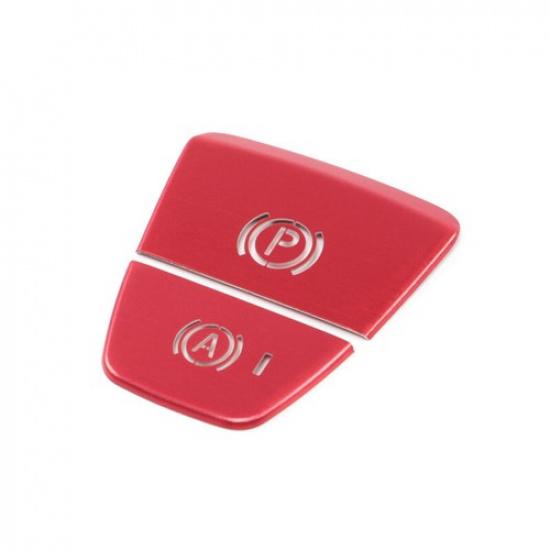 For Volvo XC60 XC90 S90 V90CC Electronic Handbrake P Button Sticker Cover Red
