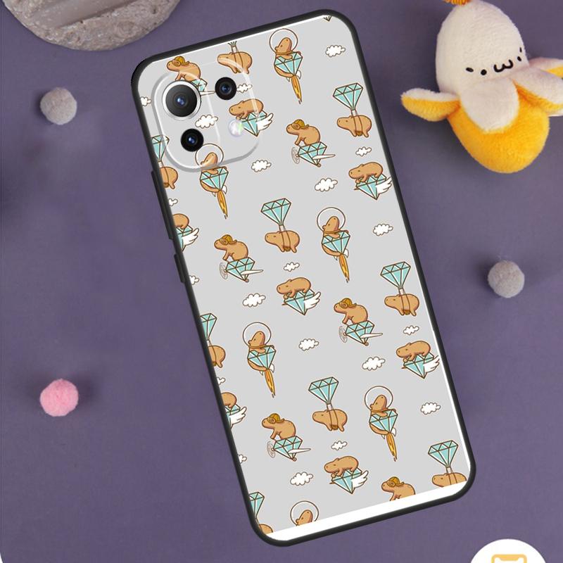 Cute Cartoon Capybara Case For Xiaomi 15T 13T 14T Pro 14 15 Ultra 17 Pro Max POCO X7 X6 X5 F5 F6 F7 F8 Pro Cover