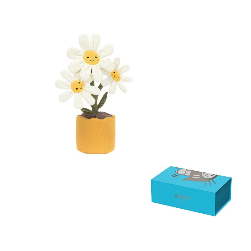 JELLYCAT Fun Plant Series Daisy Flower Cute Doll Plush Doll 34cm High